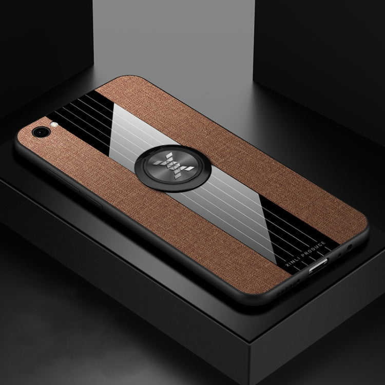 XINLI Stitching Cloth Texture Shockproof TPU Protective Case with Ring Holder, For Vivo Y67, For Vivo Y75 / V7, For Vivo Y85, For Vivo Y93, For Vivo Y97, For Vivo Z5X