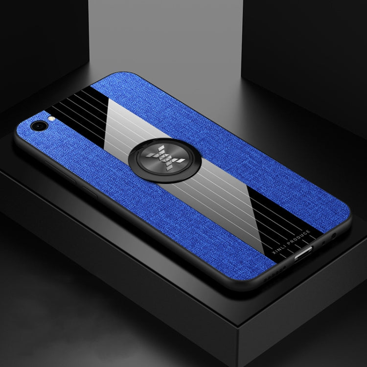 XINLI Stitching Cloth Texture Shockproof TPU Protective Case with Ring Holder, For Vivo Y67, For Vivo Y75 / V7, For Vivo Y85, For Vivo Y93, For Vivo Y97, For Vivo Z5X