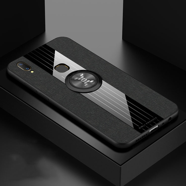 XINLI Stitching Cloth Texture Shockproof TPU Protective Case with Ring Holder, For Vivo Y67, For Vivo Y75 / V7, For Vivo Y85, For Vivo Y93, For Vivo Y97, For Vivo Z5X