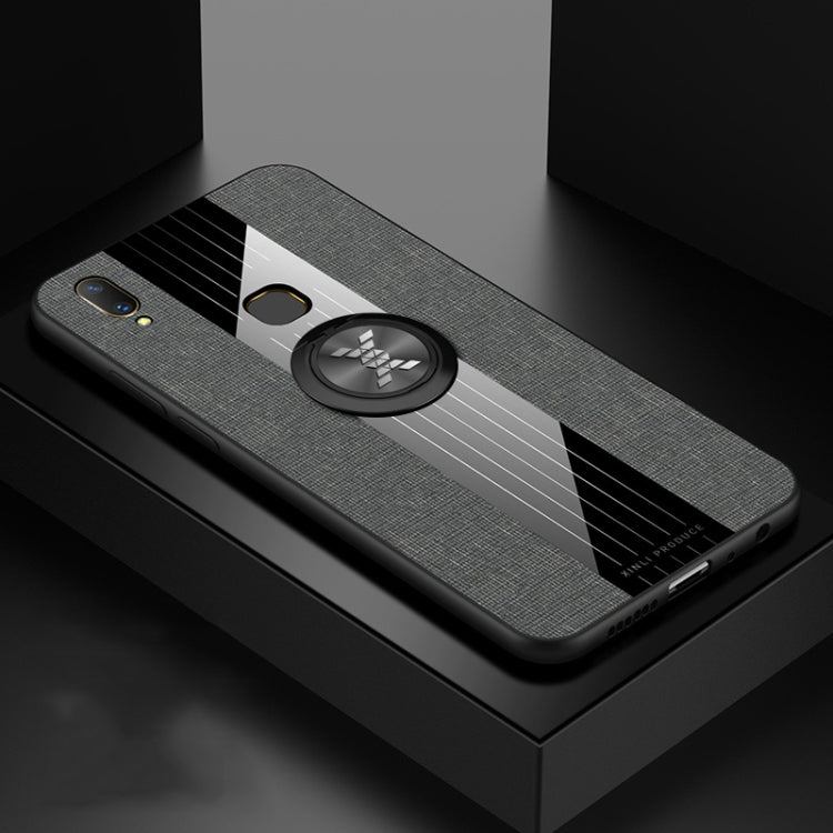 XINLI Stitching Cloth Texture Shockproof TPU Protective Case with Ring Holder, For Vivo Y67, For Vivo Y75 / V7, For Vivo Y85, For Vivo Y93, For Vivo Y97, For Vivo Z5X