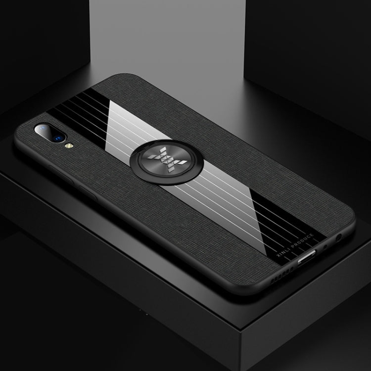XINLI Stitching Cloth Texture Shockproof TPU Protective Case with Ring Holder, For Vivo Y67, For Vivo Y75 / V7, For Vivo Y85, For Vivo Y93, For Vivo Y97, For Vivo Z5X