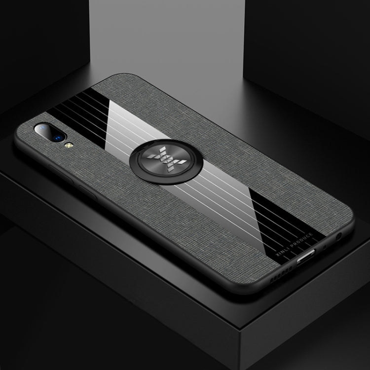 XINLI Stitching Cloth Texture Shockproof TPU Protective Case with Ring Holder, For Vivo Y67, For Vivo Y75 / V7, For Vivo Y85, For Vivo Y93, For Vivo Y97, For Vivo Z5X
