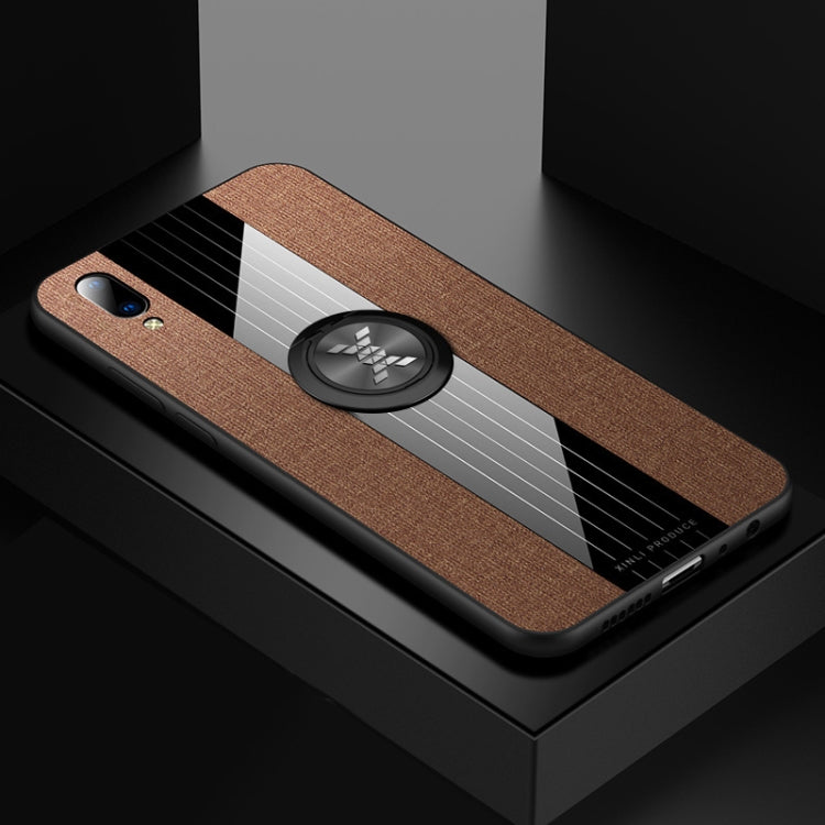 XINLI Stitching Cloth Texture Shockproof TPU Protective Case with Ring Holder, For Vivo Y67, For Vivo Y75 / V7, For Vivo Y85, For Vivo Y93, For Vivo Y97, For Vivo Z5X
