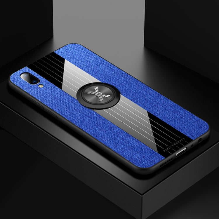 XINLI Stitching Cloth Texture Shockproof TPU Protective Case with Ring Holder, For Vivo Y67, For Vivo Y75 / V7, For Vivo Y85, For Vivo Y93, For Vivo Y97, For Vivo Z5X