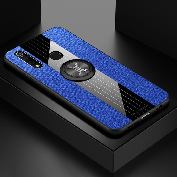 XINLI Stitching Cloth Texture Shockproof TPU Protective Case with Ring Holder, For Vivo Y67, For Vivo Y75 / V7, For Vivo Y85, For Vivo Y93, For Vivo Y97, For Vivo Z5X