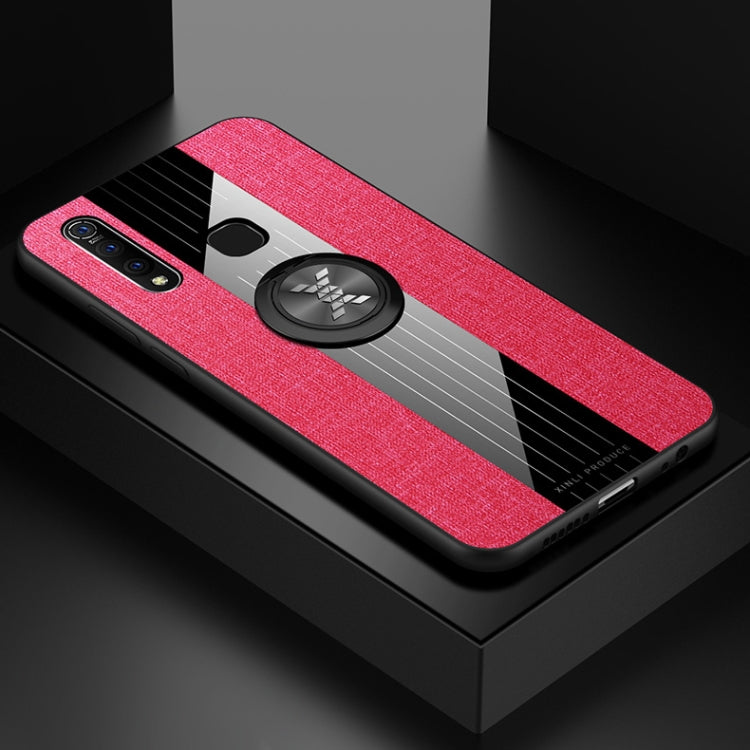 XINLI Stitching Cloth Texture Shockproof TPU Protective Case with Ring Holder, For Vivo Y67, For Vivo Y75 / V7, For Vivo Y85, For Vivo Y93, For Vivo Y97, For Vivo Z5X