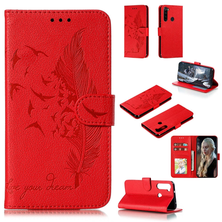 Feather Pattern Litchi Texture Horizontal Flip Leather Case with Holder & Wallet & Card Slots, For Huawei Mate 30, For Huawei Mate 30 Pro, For Huawei Mate 30 Lite / nova 5i Pro, For Xiaomi Redmi Note 8, For Xiaomi Redmi Note 8 Pro, For Galaxy A10s�����...