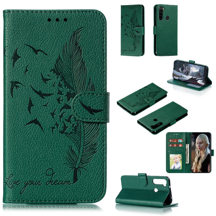 Feather Pattern Litchi Texture Horizontal Flip Leather Case with Holder & Wallet & Card Slots, For Huawei Mate 30, For Huawei Mate 30 Pro, For Huawei Mate 30 Lite / nova 5i Pro, For Xiaomi Redmi Note 8, For Xiaomi Redmi Note 8 Pro, For Galaxy A10s�����...