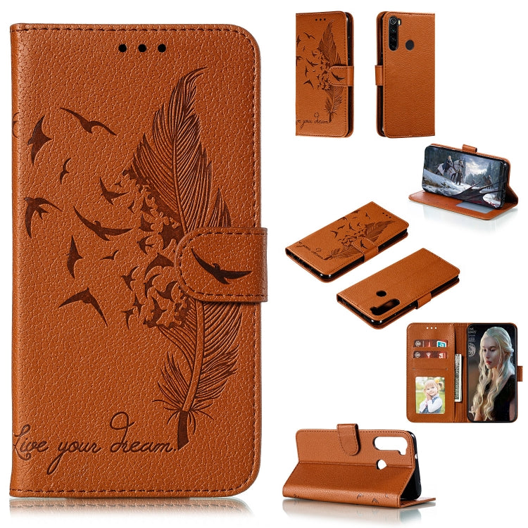 Feather Pattern Litchi Texture Horizontal Flip Leather Case with Holder & Wallet & Card Slots, For Huawei Mate 30, For Huawei Mate 30 Pro, For Huawei Mate 30 Lite / nova 5i Pro, For Xiaomi Redmi Note 8, For Xiaomi Redmi Note 8 Pro, For Galaxy A10s�����...