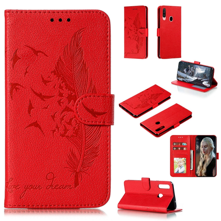 Feather Pattern Litchi Texture Horizontal Flip Leather Case with Holder & Wallet & Card Slots, For Huawei Mate 30, For Huawei Mate 30 Pro, For Huawei Mate 30 Lite / nova 5i Pro, For Xiaomi Redmi Note 8, For Xiaomi Redmi Note 8 Pro, For Galaxy A10s�����...