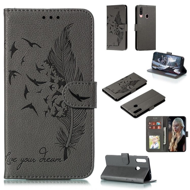 Feather Pattern Litchi Texture Horizontal Flip Leather Case with Holder & Wallet & Card Slots, For Huawei Mate 30, For Huawei Mate 30 Pro, For Huawei Mate 30 Lite / nova 5i Pro, For Xiaomi Redmi Note 8, For Xiaomi Redmi Note 8 Pro, For Galaxy A10s�����...