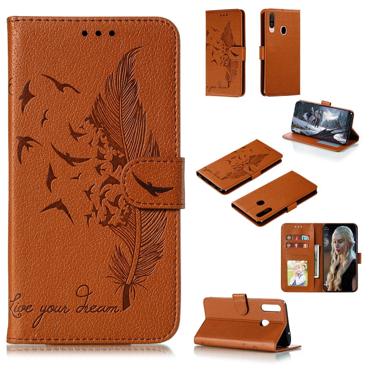 Feather Pattern Litchi Texture Horizontal Flip Leather Case with Holder & Wallet & Card Slots, For Huawei Mate 30, For Huawei Mate 30 Pro, For Huawei Mate 30 Lite / nova 5i Pro, For Xiaomi Redmi Note 8, For Xiaomi Redmi Note 8 Pro, For Galaxy A10s�����...