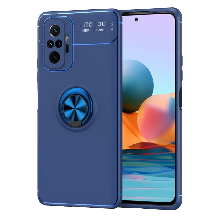 Metal Ring Holder 360 Degree Rotating TPU Case, For Xiaomi Redmi Note 10 Pro