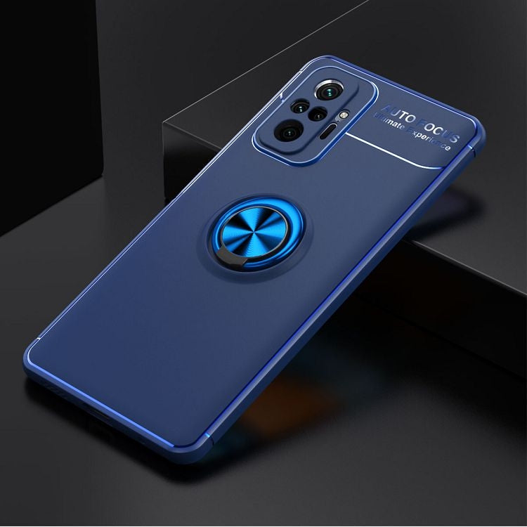 Metal Ring Holder 360 Degree Rotating TPU Case, For Xiaomi Redmi Note 10 Pro