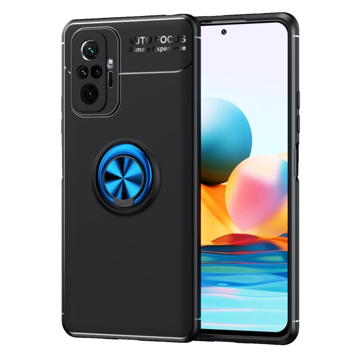 Metal Ring Holder 360 Degree Rotating TPU Case, For Xiaomi Redmi Note 10 Pro