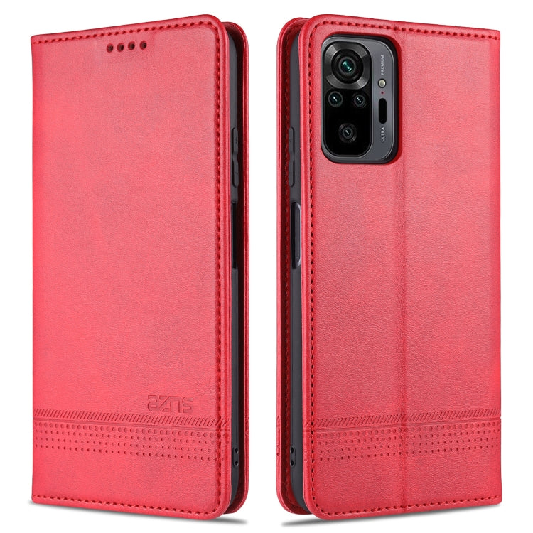 AZNS Magnetic Calf Texture Horizontal Flip Leather Case with Card Slots & Holder & Wallet, For Xiaomi Redmi Note 10 Pro, For Xiaomi Redmi Note 10 Pro Max, For Xiaomi Mi 10S, For vivo X60 Pro, For vivo Y72 5G, For vivo iQOO Z3