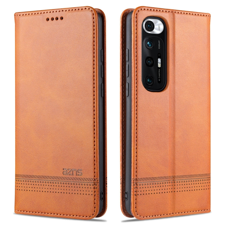 AZNS Magnetic Calf Texture Horizontal Flip Leather Case with Card Slots & Holder & Wallet, For Xiaomi Redmi Note 10 Pro, For Xiaomi Redmi Note 10 Pro Max, For Xiaomi Mi 10S, For vivo X60 Pro, For vivo Y72 5G, For vivo iQOO Z3