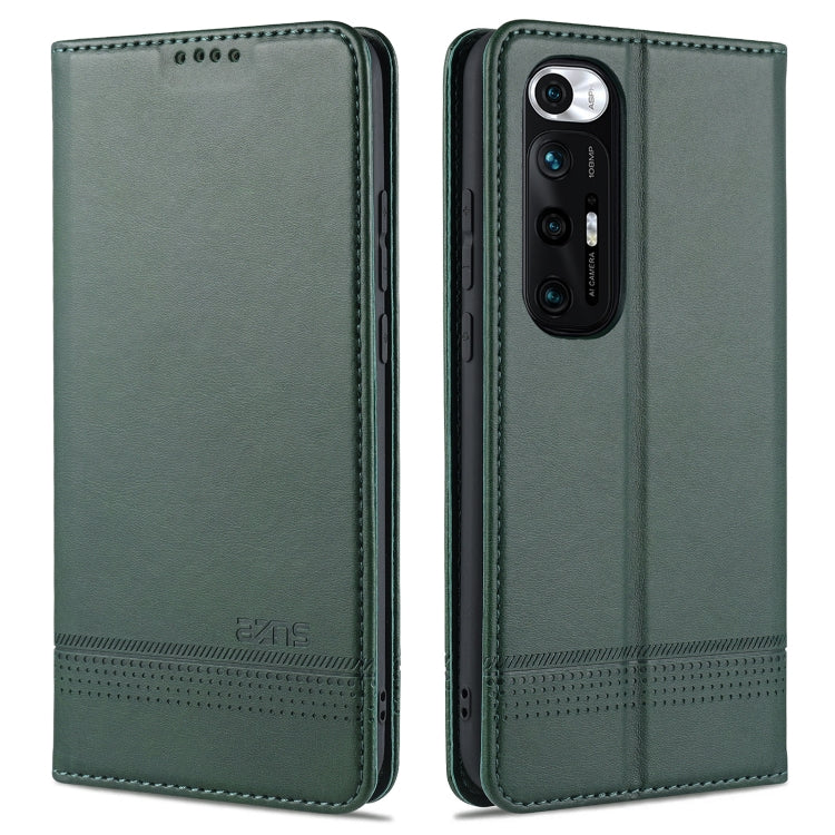 AZNS Magnetic Calf Texture Horizontal Flip Leather Case with Card Slots & Holder & Wallet, For Xiaomi Redmi Note 10 Pro, For Xiaomi Redmi Note 10 Pro Max, For Xiaomi Mi 10S, For vivo X60 Pro, For vivo Y72 5G, For vivo iQOO Z3