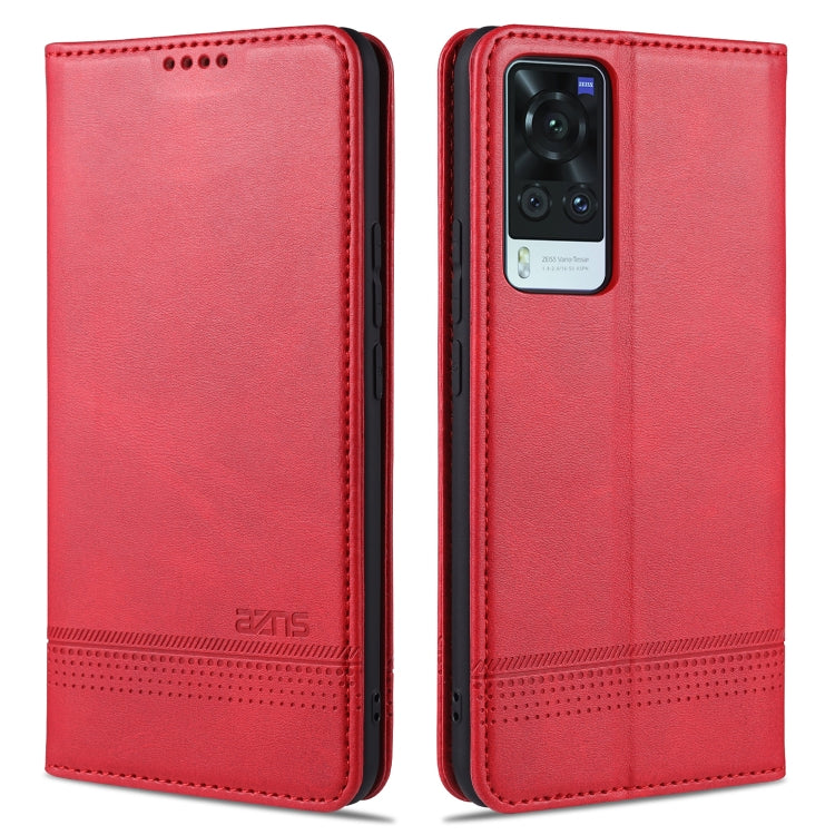 AZNS Magnetic Calf Texture Horizontal Flip Leather Case with Card Slots & Holder & Wallet, For Xiaomi Redmi Note 10 Pro, For Xiaomi Redmi Note 10 Pro Max, For Xiaomi Mi 10S, For vivo X60 Pro, For vivo Y72 5G, For vivo iQOO Z3