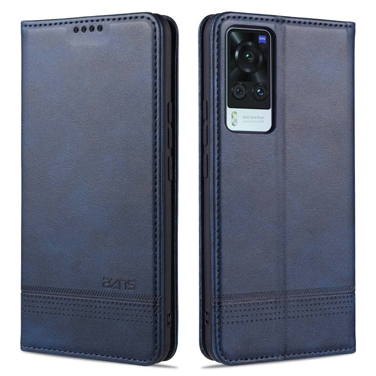 AZNS Magnetic Calf Texture Horizontal Flip Leather Case with Card Slots & Holder & Wallet, For Xiaomi Redmi Note 10 Pro, For Xiaomi Redmi Note 10 Pro Max, For Xiaomi Mi 10S, For vivo X60 Pro, For vivo Y72 5G, For vivo iQOO Z3