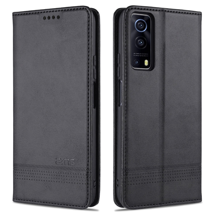 AZNS Magnetic Calf Texture Horizontal Flip Leather Case with Card Slots & Holder & Wallet, For Xiaomi Redmi Note 10 Pro, For Xiaomi Redmi Note 10 Pro Max, For Xiaomi Mi 10S, For vivo X60 Pro, For vivo Y72 5G, For vivo iQOO Z3
