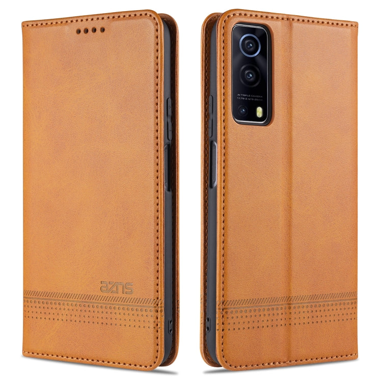 AZNS Magnetic Calf Texture Horizontal Flip Leather Case with Card Slots & Holder & Wallet, For Xiaomi Redmi Note 10 Pro, For Xiaomi Redmi Note 10 Pro Max, For Xiaomi Mi 10S, For vivo X60 Pro, For vivo Y72 5G, For vivo iQOO Z3