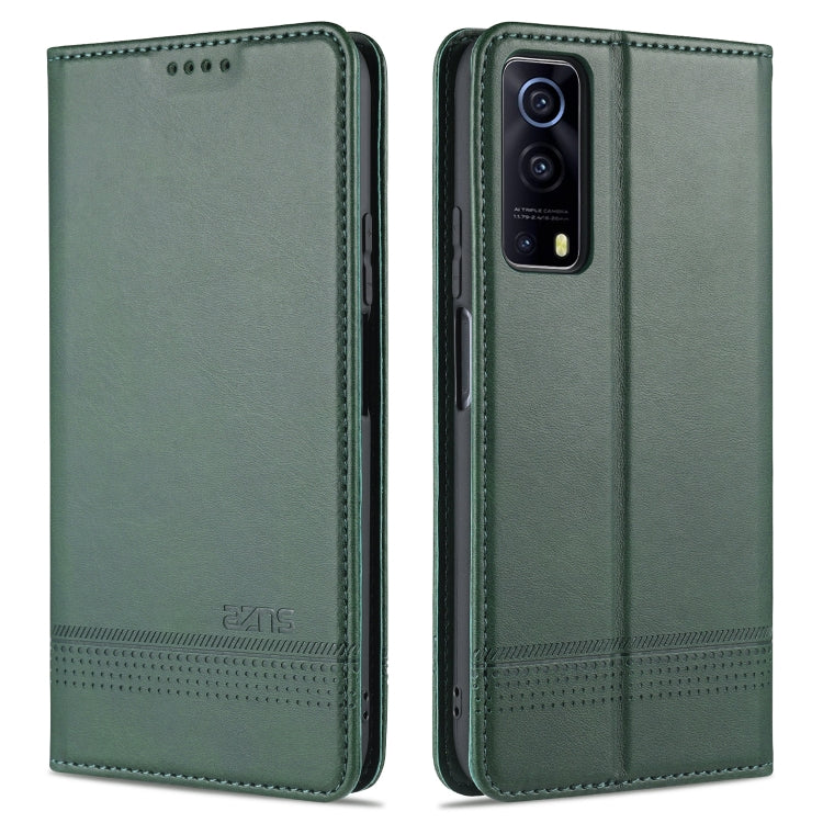 AZNS Magnetic Calf Texture Horizontal Flip Leather Case with Card Slots & Holder & Wallet, For Xiaomi Redmi Note 10 Pro, For Xiaomi Redmi Note 10 Pro Max, For Xiaomi Mi 10S, For vivo X60 Pro, For vivo Y72 5G, For vivo iQOO Z3