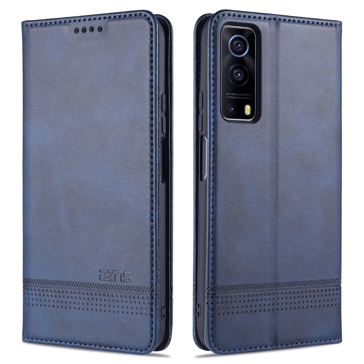 AZNS Magnetic Calf Texture Horizontal Flip Leather Case with Card Slots & Holder & Wallet, For Xiaomi Redmi Note 10 Pro, For Xiaomi Redmi Note 10 Pro Max, For Xiaomi Mi 10S, For vivo X60 Pro, For vivo Y72 5G, For vivo iQOO Z3