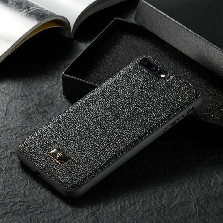 Fierre Shann Leather Texture Phone Back Cover Case