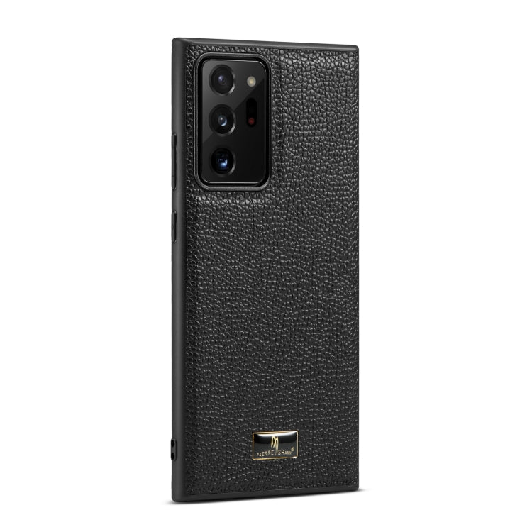 Fierre Shann Leather Texture Phone Back Cover Case, For Samsung Galaxy Note20 Ultra, For Samsung Galaxy S21 5G, For Samsung Galaxy S21+ 5G, For Samsung Galaxy S21 Ultra 5G, For Xiaomi Mi 11 Pro, For OPPO Find X3