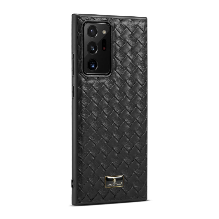 Fierre Shann Leather Texture Phone Back Cover Case, For Samsung Galaxy Note20 Ultra, For Samsung Galaxy S21 5G, For Samsung Galaxy S21+ 5G, For Samsung Galaxy S21 Ultra 5G, For Xiaomi Mi 11 Pro, For OPPO Find X3