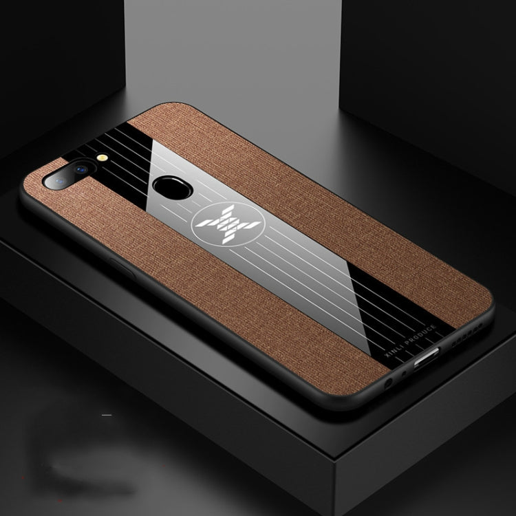 XINLI Stitching Cloth Textue Shockproof TPU Protective Case, For OPPO  R11S Plus, For OPPO R15 Standard Edition, For OPPO R15 Dream Mirror Edition, For OPPO Realme Q, For OPPO Realme X / K3, For OPPO Realme X Lite, For OPPO Reno, For OPPO RENO 2�������...