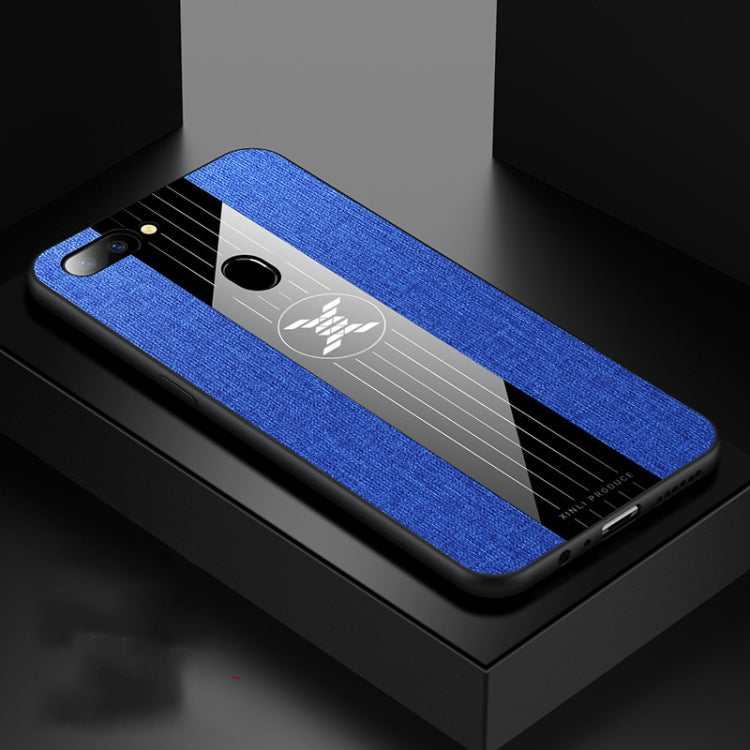 XINLI Stitching Cloth Textue Shockproof TPU Protective Case, For OPPO  R11S Plus, For OPPO R15 Standard Edition, For OPPO R15 Dream Mirror Edition, For OPPO Realme Q, For OPPO Realme X / K3, For OPPO Realme X Lite, For OPPO Reno, For OPPO RENO 2�������...