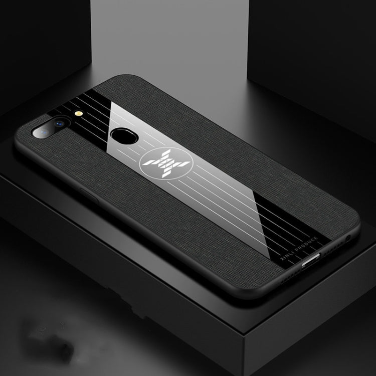 XINLI Stitching Cloth Textue Shockproof TPU Protective Case, For OPPO  R11S Plus, For OPPO R15 Standard Edition, For OPPO R15 Dream Mirror Edition, For OPPO Realme Q, For OPPO Realme X / K3, For OPPO Realme X Lite, For OPPO Reno, For OPPO RENO 2�������...