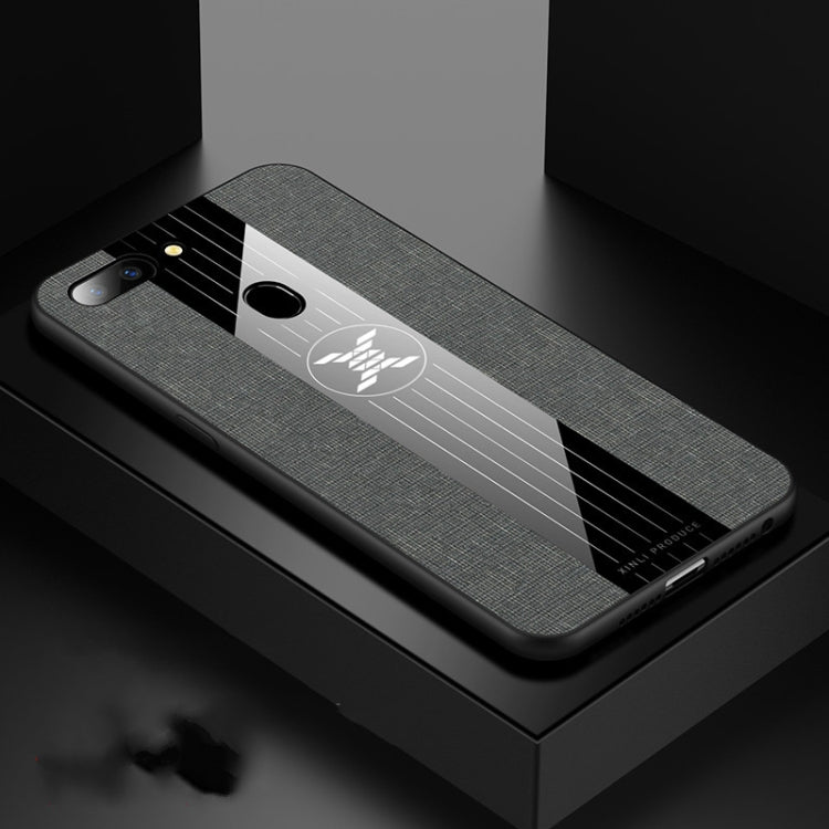 XINLI Stitching Cloth Textue Shockproof TPU Protective Case, For OPPO  R11S Plus, For OPPO R15 Standard Edition, For OPPO R15 Dream Mirror Edition, For OPPO Realme Q, For OPPO Realme X / K3, For OPPO Realme X Lite, For OPPO Reno, For OPPO RENO 2�������...