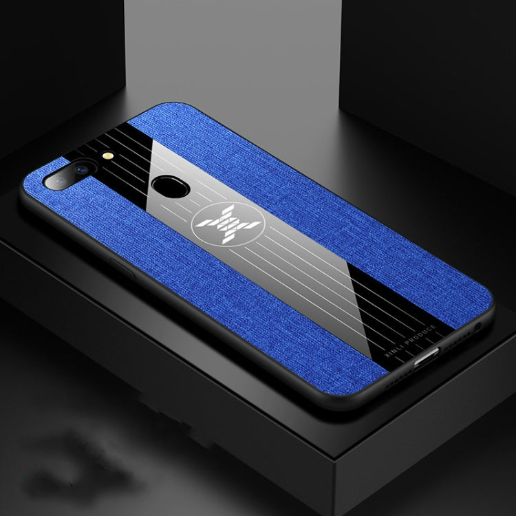 XINLI Stitching Cloth Textue Shockproof TPU Protective Case, For OPPO  R11S Plus, For OPPO R15 Standard Edition, For OPPO R15 Dream Mirror Edition, For OPPO Realme Q, For OPPO Realme X / K3, For OPPO Realme X Lite, For OPPO Reno, For OPPO RENO 2�������...
