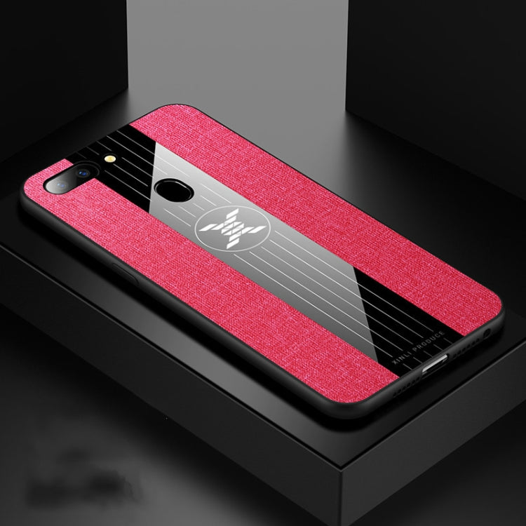XINLI Stitching Cloth Textue Shockproof TPU Protective Case, For OPPO  R11S Plus, For OPPO R15 Standard Edition, For OPPO R15 Dream Mirror Edition, For OPPO Realme Q, For OPPO Realme X / K3, For OPPO Realme X Lite, For OPPO Reno, For OPPO RENO 2�������...
