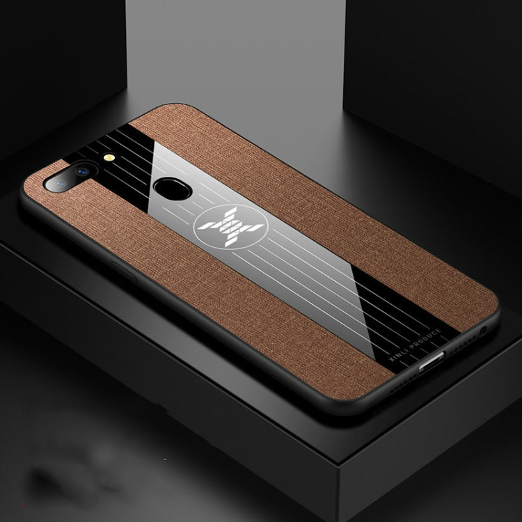 XINLI Stitching Cloth Textue Shockproof TPU Protective Case, For OPPO  R11S Plus, For OPPO R15 Standard Edition, For OPPO R15 Dream Mirror Edition, For OPPO Realme Q, For OPPO Realme X / K3, For OPPO Realme X Lite, For OPPO Reno, For OPPO RENO 2�������...