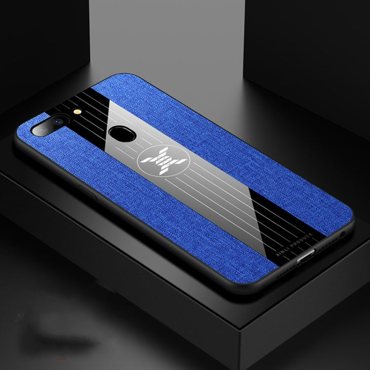 XINLI Stitching Cloth Textue Shockproof TPU Protective Case, For OPPO  R11S Plus, For OPPO R15 Standard Edition, For OPPO R15 Dream Mirror Edition, For OPPO Realme Q, For OPPO Realme X / K3, For OPPO Realme X Lite, For OPPO Reno, For OPPO RENO 2�������...