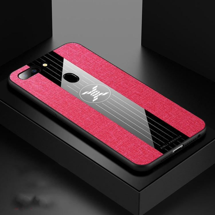 XINLI Stitching Cloth Textue Shockproof TPU Protective Case, For OPPO  R11S Plus, For OPPO R15 Standard Edition, For OPPO R15 Dream Mirror Edition, For OPPO Realme Q, For OPPO Realme X / K3, For OPPO Realme X Lite, For OPPO Reno, For OPPO RENO 2�������...