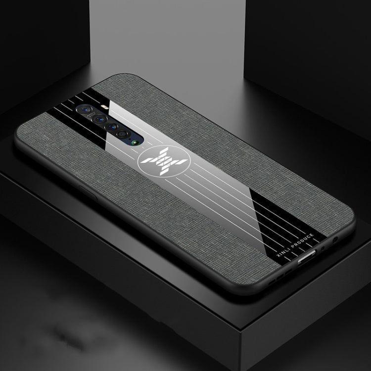 XINLI Stitching Cloth Textue Shockproof TPU Protective Case, For OPPO  R11S Plus, For OPPO R15 Standard Edition, For OPPO R15 Dream Mirror Edition, For OPPO Realme Q, For OPPO Realme X / K3, For OPPO Realme X Lite, For OPPO Reno, For OPPO RENO 2�������...