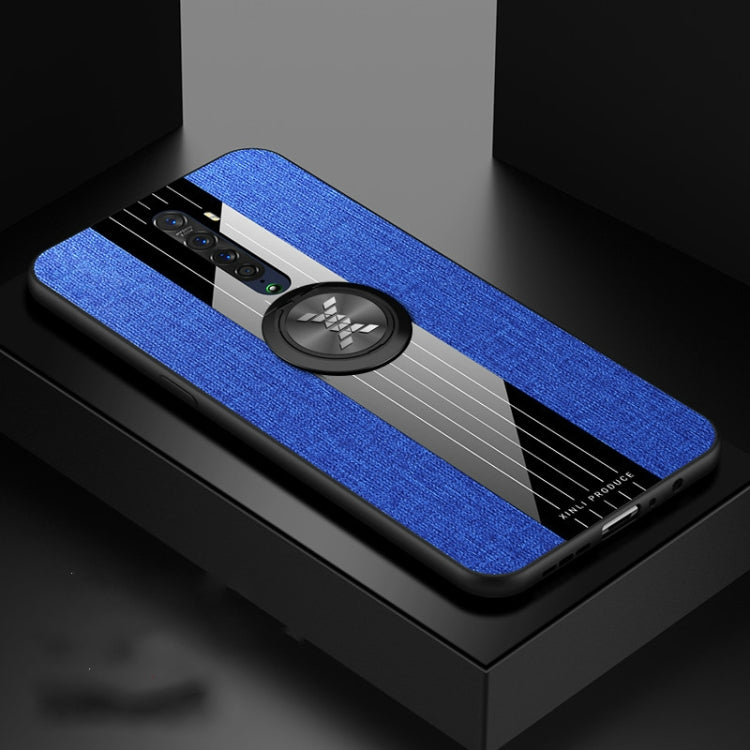 XINLI Stitching Cloth Textue Shockproof TPU Protective Case, For OPPO  R11S Plus, For OPPO R15 Standard Edition, For OPPO R15 Dream Mirror Edition, For OPPO Realme Q, For OPPO Realme X / K3, For OPPO Realme X Lite, For OPPO Reno, For OPPO RENO 2�������...