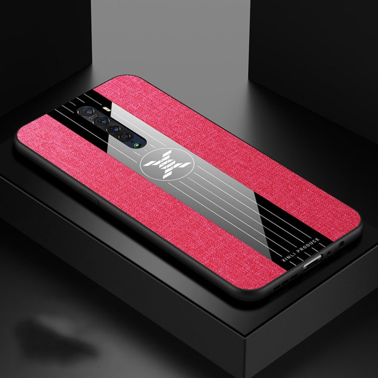 XINLI Stitching Cloth Textue Shockproof TPU Protective Case, For OPPO  R11S Plus, For OPPO R15 Standard Edition, For OPPO R15 Dream Mirror Edition, For OPPO Realme Q, For OPPO Realme X / K3, For OPPO Realme X Lite, For OPPO Reno, For OPPO RENO 2�������...