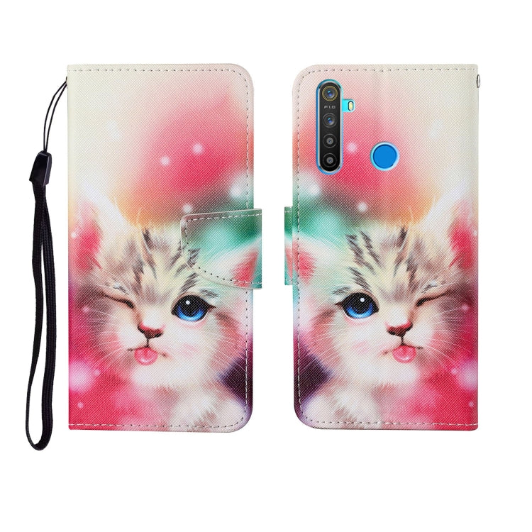Painted Pattern Horizontal Flip Leathe Case, For OPPO Realme 5, For OPPO Realme 5 Pro, For OPPO Reno3, For OPPO Reno4, For OPPO Reno4 Lite, For OPPO F17 Pro, For OPPO Reno4 Pro