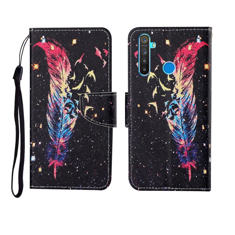 Painted Pattern Horizontal Flip Leathe Case, For OPPO Realme 5, For OPPO Realme 5 Pro, For OPPO Reno3, For OPPO Reno4, For OPPO Reno4 Lite, For OPPO F17 Pro, For OPPO Reno4 Pro