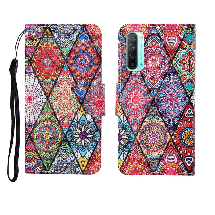 Painted Pattern Horizontal Flip Leathe Case, For OPPO Realme 5, For OPPO Realme 5 Pro, For OPPO Reno3, For OPPO Reno4, For OPPO Reno4 Lite, For OPPO F17 Pro, For OPPO Reno4 Pro