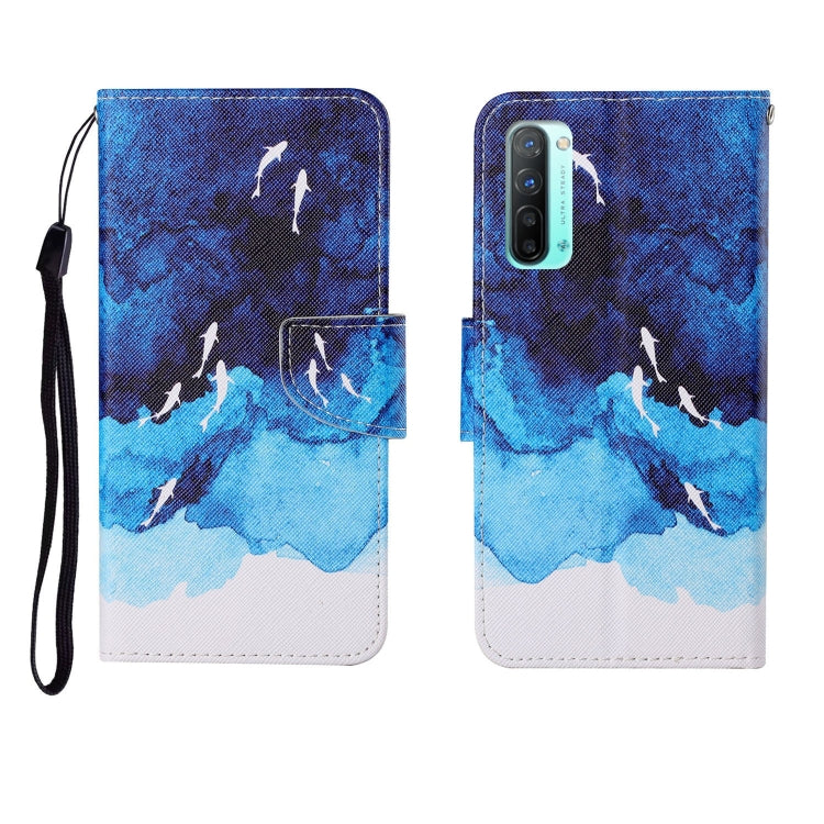 Painted Pattern Horizontal Flip Leathe Case, For OPPO Realme 5, For OPPO Realme 5 Pro, For OPPO Reno3, For OPPO Reno4, For OPPO Reno4 Lite, For OPPO F17 Pro, For OPPO Reno4 Pro
