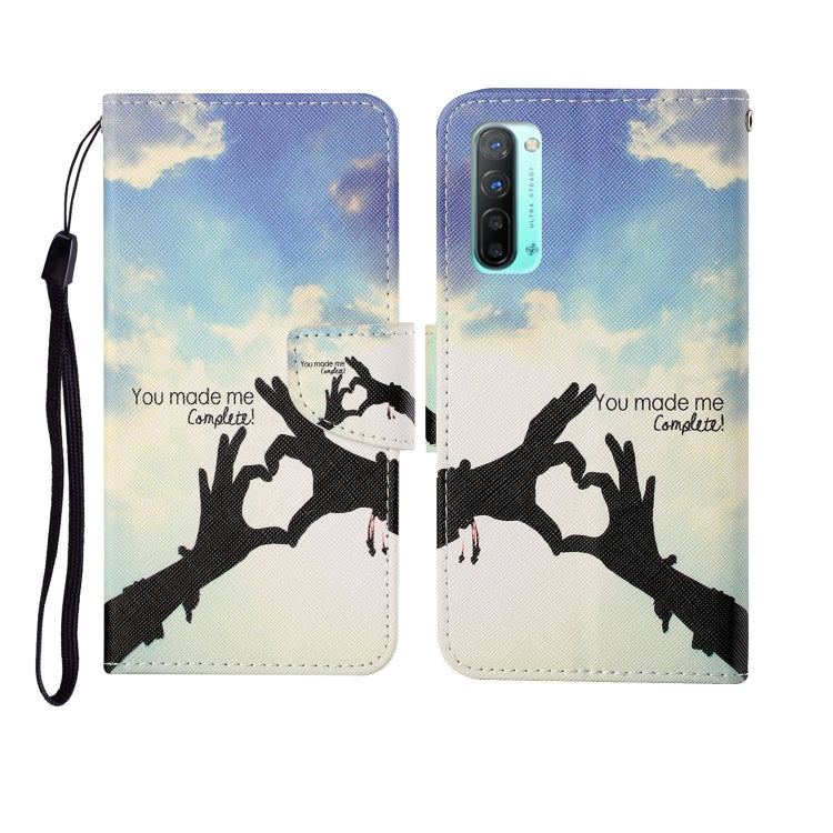 Painted Pattern Horizontal Flip Leathe Case, For OPPO Realme 5, For OPPO Realme 5 Pro, For OPPO Reno3, For OPPO Reno4, For OPPO Reno4 Lite, For OPPO F17 Pro, For OPPO Reno4 Pro