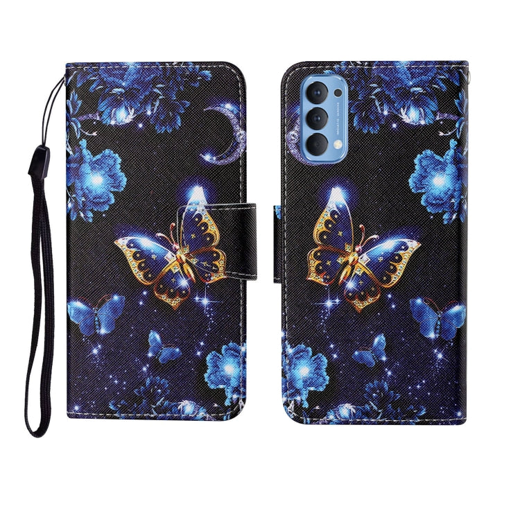 Painted Pattern Horizontal Flip Leathe Case, For OPPO Realme 5, For OPPO Realme 5 Pro, For OPPO Reno3, For OPPO Reno4, For OPPO Reno4 Lite, For OPPO F17 Pro, For OPPO Reno4 Pro