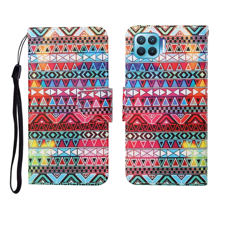 Painted Pattern Horizontal Flip Leathe Case, For OPPO Realme 5, For OPPO Realme 5 Pro, For OPPO Reno3, For OPPO Reno4, For OPPO Reno4 Lite, For OPPO F17 Pro, For OPPO Reno4 Pro